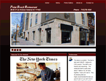 Tablet Screenshot of pointbrazilrestaurant.com